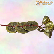 Feng Shui Vastu 3 Bell 3 Coins - BrahmatellsStore