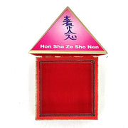 Fengshui Vastu Reiki Symbol Wooden Wish Box Cash Box Pyramid Storing Crystals - BrahmatellsStore