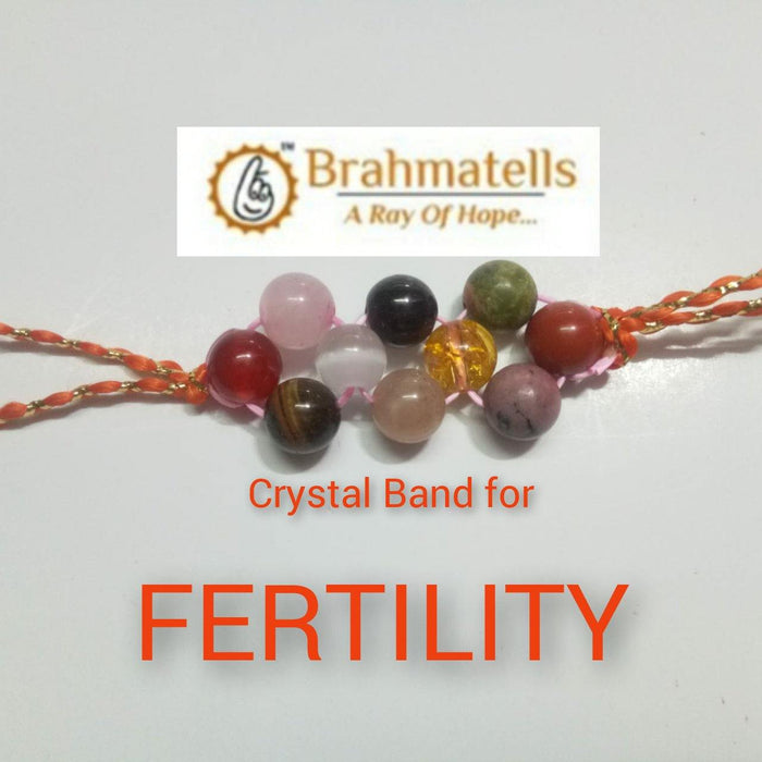 Fertility Support Crystal Band by Brahmatells - Natural Crystals - BrahmatellsStore