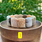 Fossil Coral Gemstone Bracelet - Handcrafted Healing Jewelry | Brahmatells - BrahmatellsStore