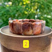 Fossil Coral Gemstone Bracelet - Handcrafted Healing Jewelry | Brahmatells - BrahmatellsStore