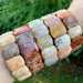 Fossil Coral Gemstone Bracelet - Handcrafted Healing Jewelry | Brahmatells - BrahmatellsStore