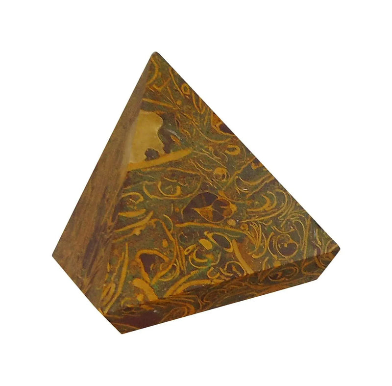 Fossil Stone Pyramid - BrahmatellsStore