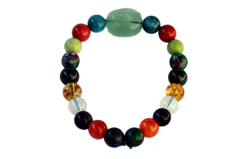 Gemini Zodiac Crystal Bracelet - Intelligence & Adaptability | Brahmatells - BrahmatellsStore