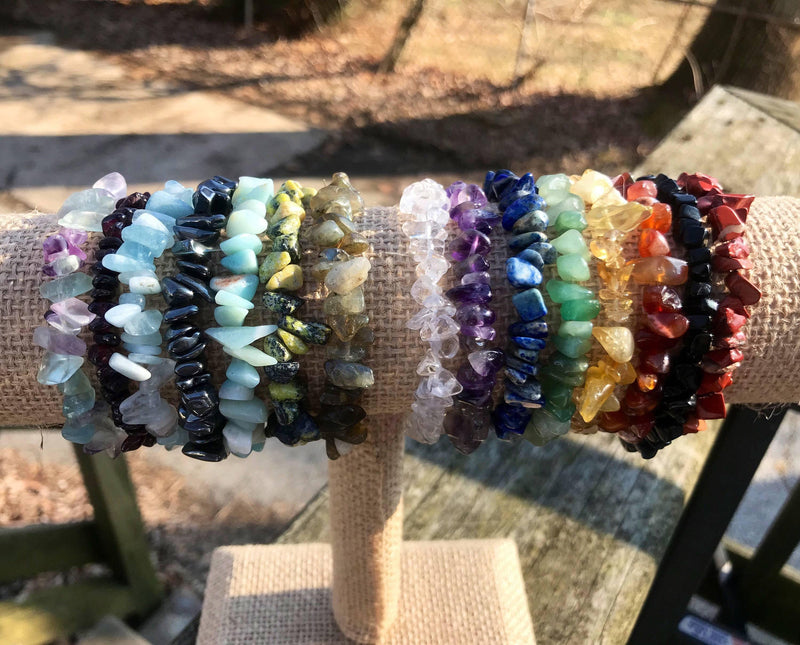 Gemstone Chip Bracelets Collection - Embrace Natural Beauty | Brahmatells - BrahmatellsStore