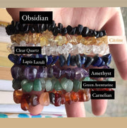 Gemstone Chip Bracelets Collection - Embrace Natural Beauty | Brahmatells - BrahmatellsStore