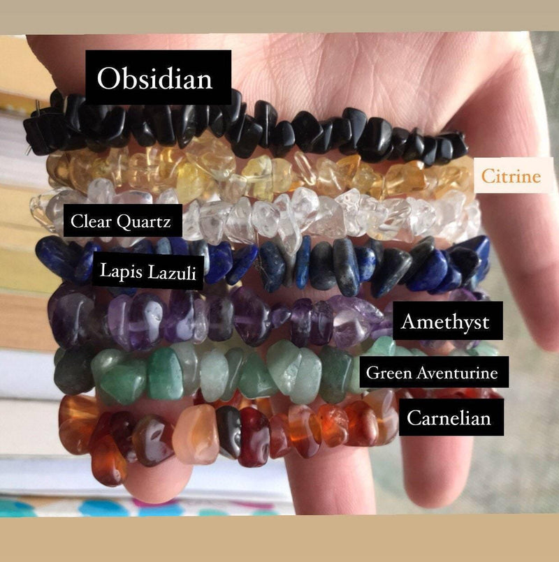 Gemstone Chip Bracelets Collection - Embrace Natural Beauty | Brahmatells - BrahmatellsStore