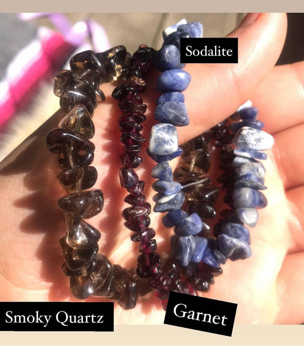 Gemstone Chip Bracelets Collection - Embrace Natural Beauty | Brahmatells - BrahmatellsStore