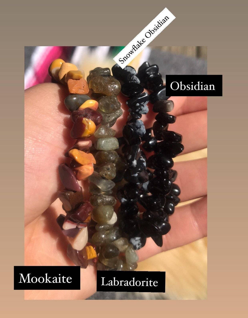 Gemstone Chip Bracelets Collection - Embrace Natural Beauty | Brahmatells - BrahmatellsStore