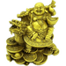 Golden Laughing Buddha On Dragon Tortoise - BrahmatellsStore