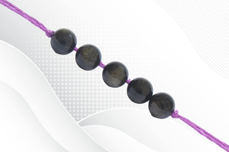 Golden Obsidian Band - BrahmatellsStore