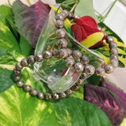 Golden Pyrite Diamond Cut Bracelet - Stretchable for Astrology & Meditation - BrahmatellsStore