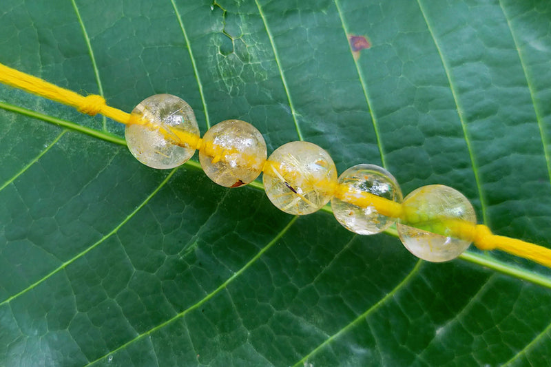 Golden Rutile Band for Courage | Brahmatells - BrahmatellsStore