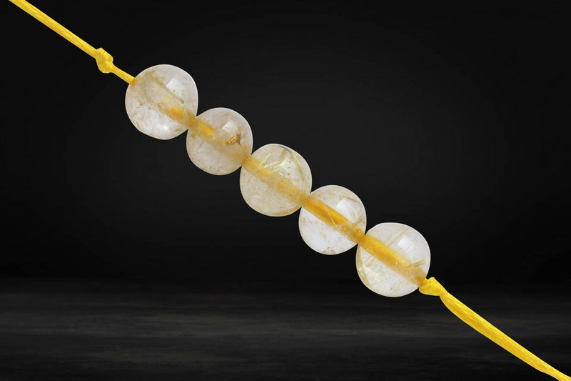 Golden Rutile Band for Courage | Brahmatells - BrahmatellsStore