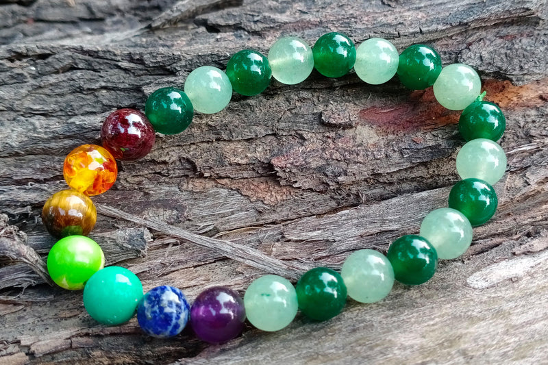 Green Aventurine & Jade Healing Bracelet | Brahmatells - BrahmatellsStore