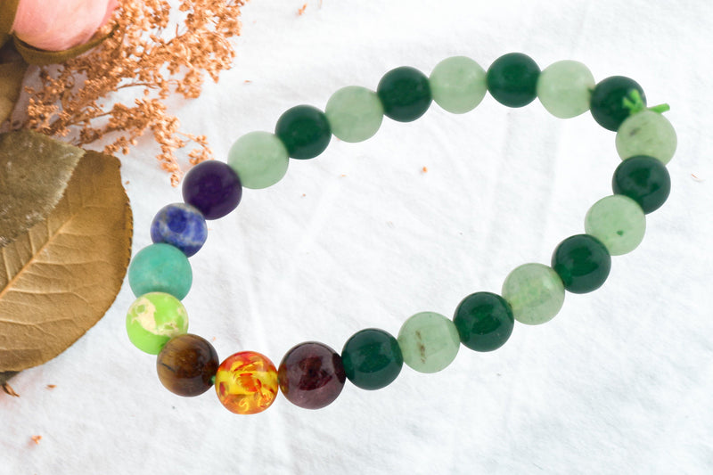Green Aventurine & Jade Healing Bracelet | Brahmatells - BrahmatellsStore