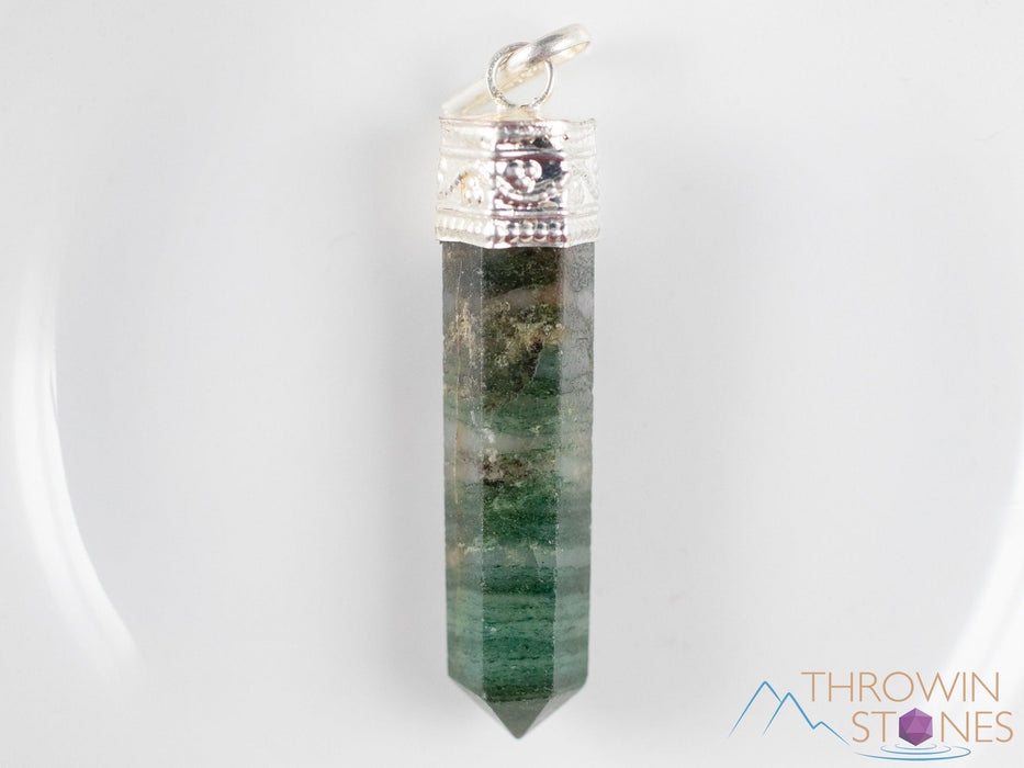 Green AVENTURINE Crystal Pendant - Heart Chakra, Crystal Healing, Anxiety Relief, Gemstone Pendant - BrahmatellsStore
