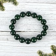 Green Aventurine Diamond Cut Bracelet - 8mm Beads for Reiki Healing - BrahmatellsStore