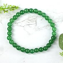 Green Aventurine Diamond Cut Bracelet - 8mm Beads for Reiki Healing - BrahmatellsStore