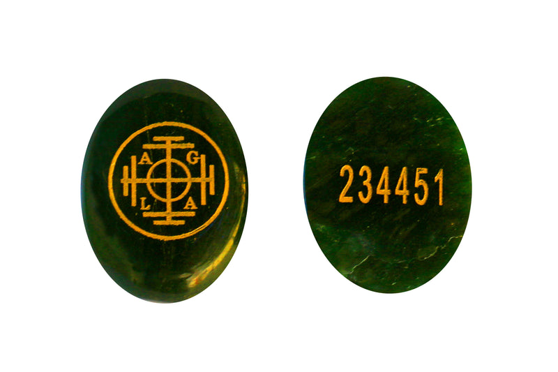 Green Aventurine Tumble With Money Code - BrahmatellsStore