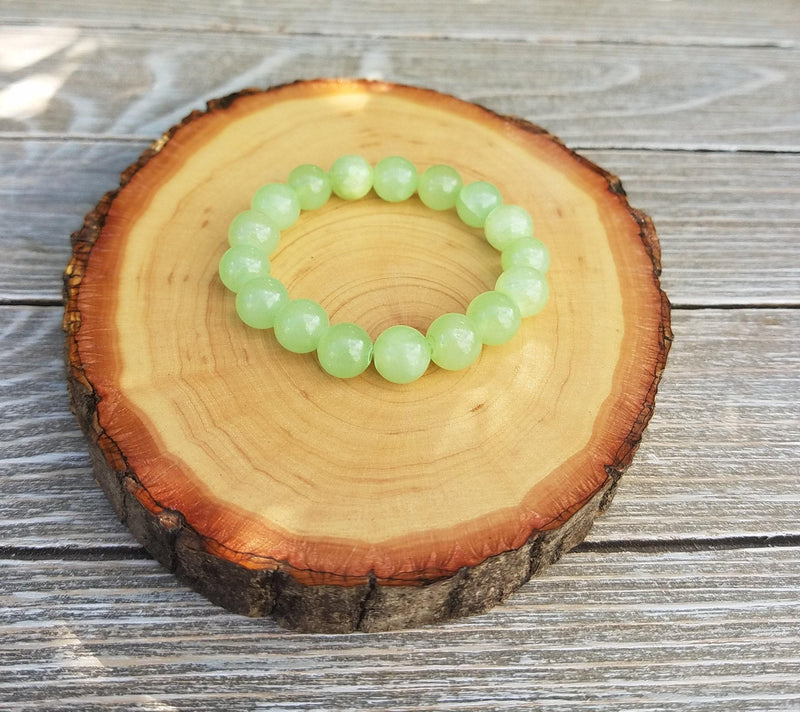 Green Calcite Bracelet for Balance & Healing | Brahmatells - BrahmatellsStore