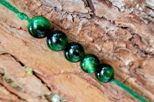 Green Cat's Eye Band for Spiritual Clarity | Brahmatells - BrahmatellsStore