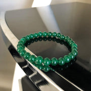 Green Jade Bracelet for Healing & Prosperity | Brahmatells - BrahmatellsStore
