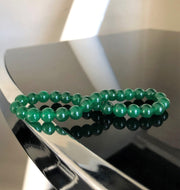 Green Jade Bracelet for Healing & Prosperity | Brahmatells - BrahmatellsStore