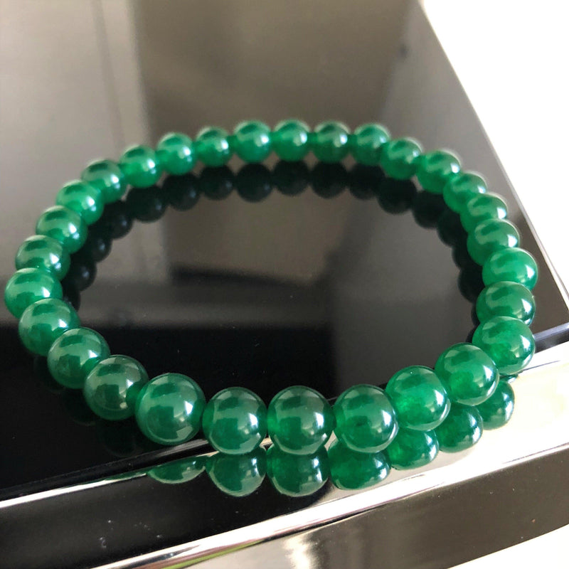 Green Jade Bracelet for Healing & Prosperity | Brahmatells - BrahmatellsStore