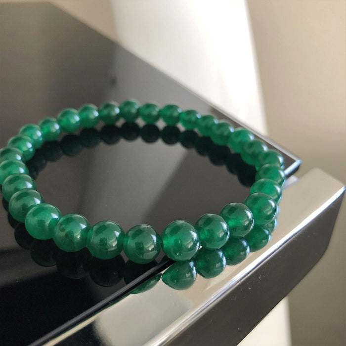 Green Jade Bracelet for Healing & Prosperity | Brahmatells - BrahmatellsStore