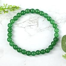 Green Jade Diamond Cut Bracelet - 8mm Beads for Reiki Healing - BrahmatellsStore