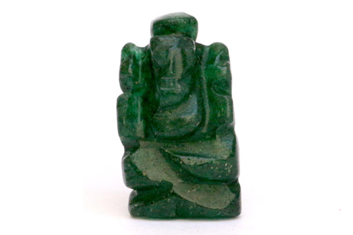 Green Jade Ganesha Idol for Prosperity & Wisdom | Brahmatells - BrahmatellsStore