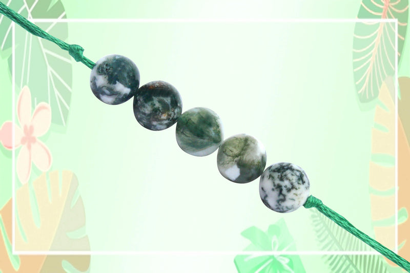 Green Tree Agate Band - BrahmatellsStore