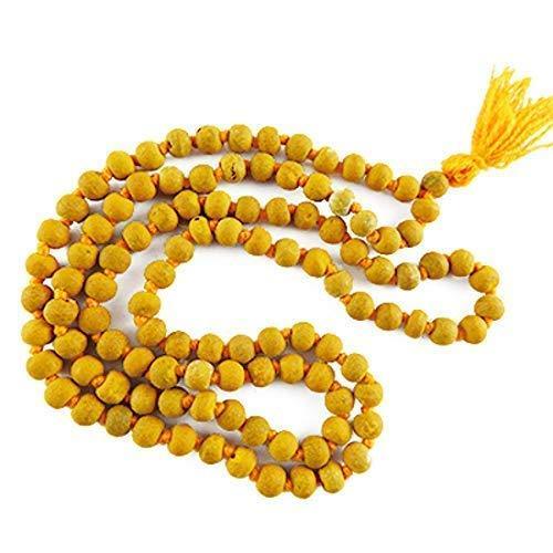 Haldi Japa Mala for Spiritual Healing & Jupiter Blessings | Brahmatells - BrahmatellsStore