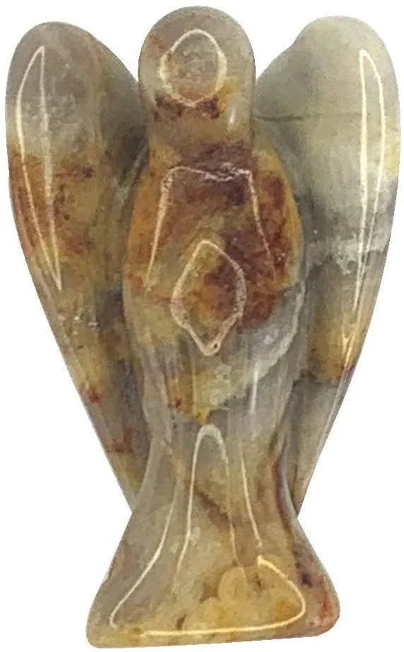 Hand Carved Gemstone Crystal Angel Figurines | Brahmatells - BrahmatellsStore