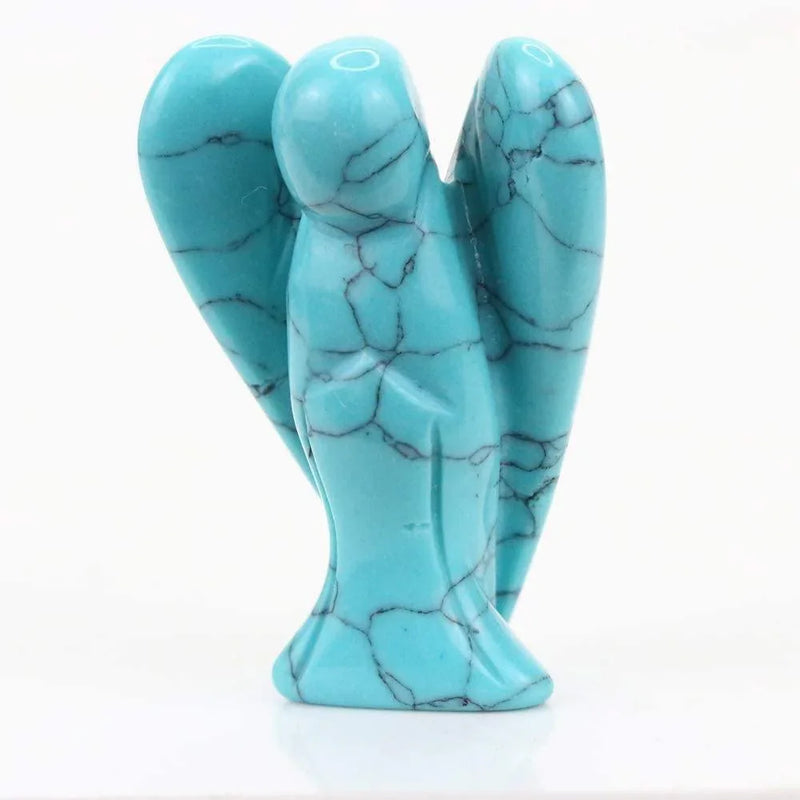 Hand Carved Gemstone Crystal Angel Figurines | Brahmatells - BrahmatellsStore