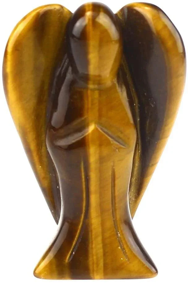 Hand Carved Gemstone Crystal Angel Figurines | Brahmatells - BrahmatellsStore