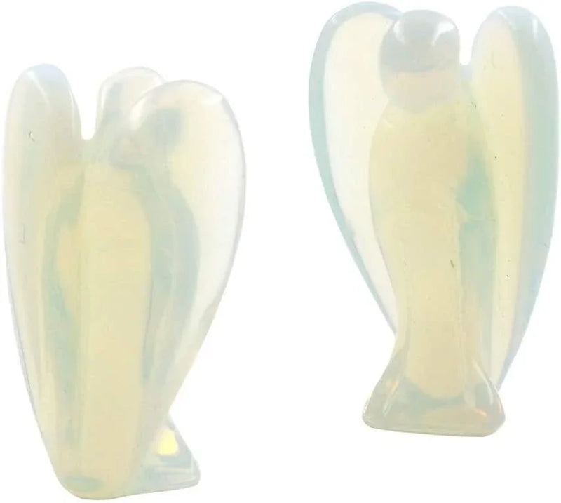 Hand Carved Gemstone Crystal Angel Figurines | Brahmatells - BrahmatellsStore