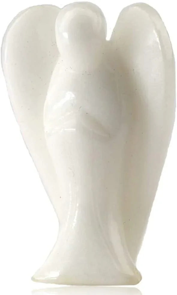 Hand Carved Gemstone Crystal Angel Figurines | Brahmatells - BrahmatellsStore