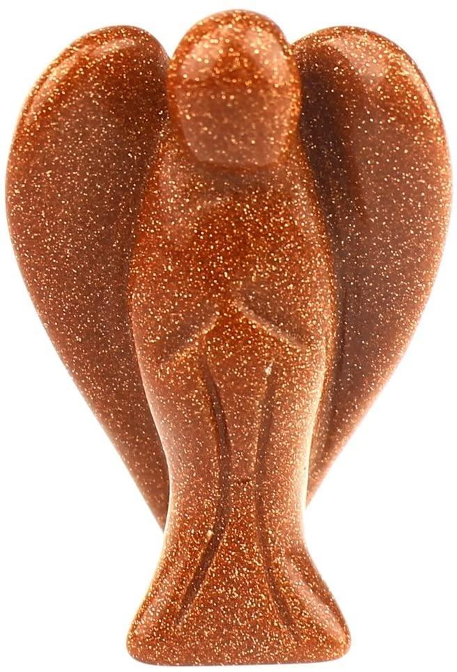 Hand Carved Gemstone Crystal Angel Figurines | Brahmatells - BrahmatellsStore