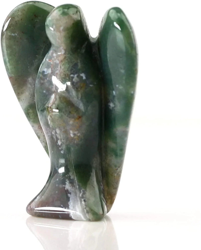 Hand Carved Gemstone Crystal Angel Figurines | Brahmatells - BrahmatellsStore