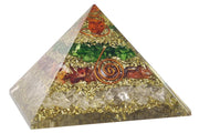 Handmade Citrine, Black Tourmaline & Red Carnelian Pyramid - BrahmatellsStore