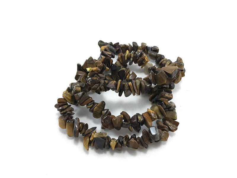 Harness Courage with Energized Tiger's Eye Chips Bracelet | Brahmatells - BrahmatellsStore