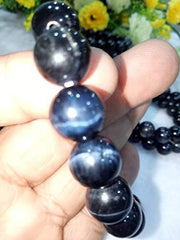 Hawk Eye Stone Bracelet 8mm: Mindfulness & Protection | Brahmatells - BrahmatellsStore