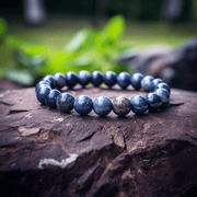Hawk Eye Stone Bracelet 8mm: Mindfulness & Protection | Brahmatells - BrahmatellsStore