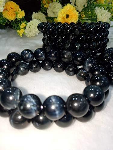 Hawk Eye Stone Bracelet 8mm: Mindfulness & Protection | Brahmatells - BrahmatellsStore