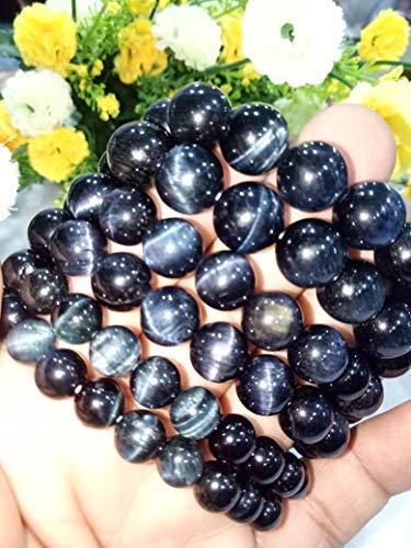 Hawk Eye Stone Bracelet 8mm: Mindfulness & Protection | Brahmatells - BrahmatellsStore