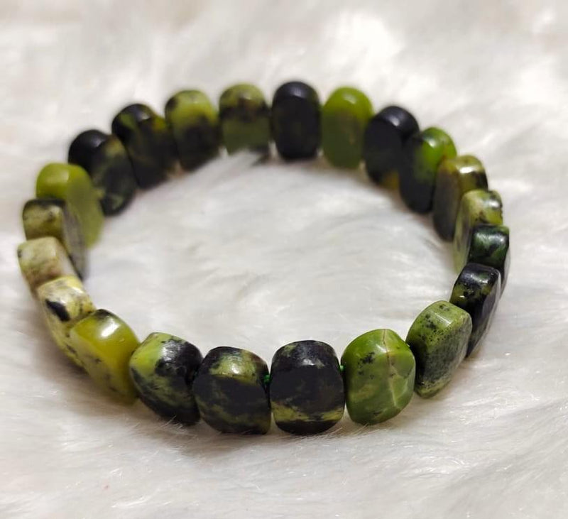 Healing Chrysoprase Bracelet for Heart Chakra | Brahmatells - BrahmatellsStore