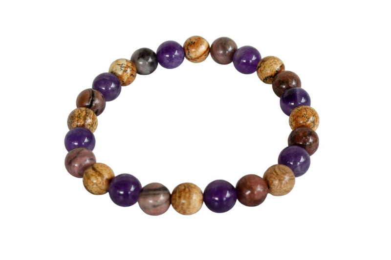Healing Crystal Bracelet - Natural Gemstones for Energy & Balance - BrahmatellsStore