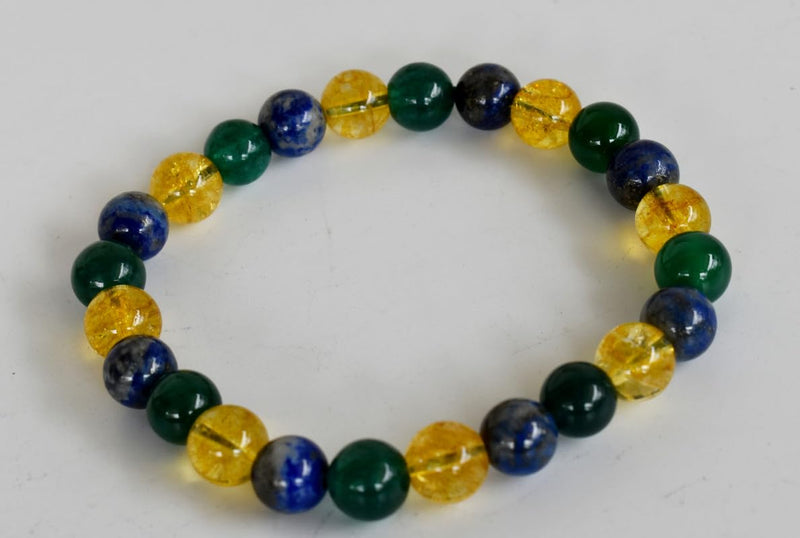 Healing Crystal Bracelet - Natural Gemstones for Energy & Balance - BrahmatellsStore